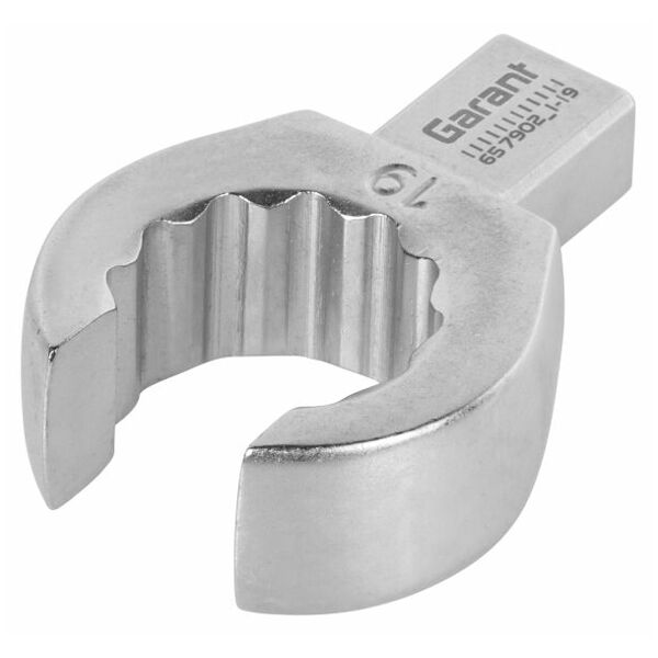 Open ring plug-in head  1-19 mm