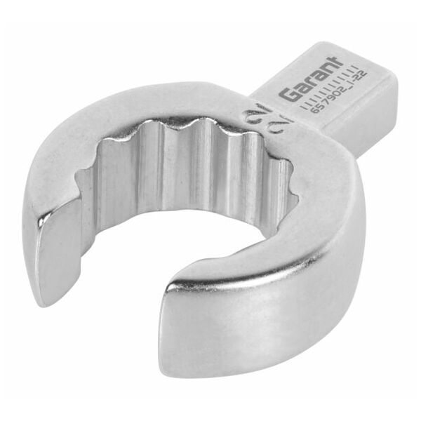 Open ring plug-in head  1-22 mm