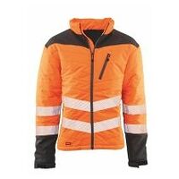 High visibility hybrid jacket  orange / grey