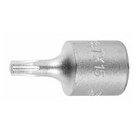 Bit socket for Torx®, 1/4 inch short TX15