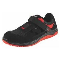 Sandals, black/red LONNY red Low ESD, S1P