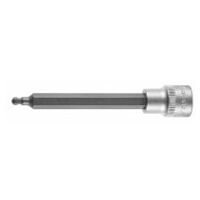 Screwdriver socket, hexagon, 3/8 inch long, with ball point