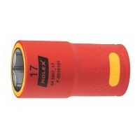 Hexagon socket, 1/2 inch fully insulated 17 mm