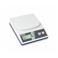 Školní váha EFS 2000-0, rozsah vážení 2200 g, odečitatelnost 1 g.
