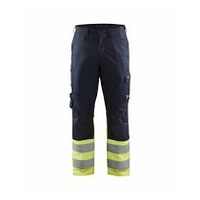 Pantalon de travail Inhärent Acier Bleu marine/ Jaune haute visibilité C150
