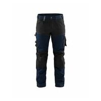 Pantaloni da lavoro Craftsman con stretch blu scuro/nero D124