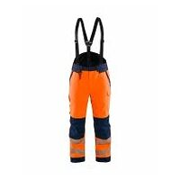 Pantaloni de iarnă High Vis portocaliu/bleumarin 4XL