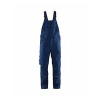 Svářečské Pracovní kalhoty s laclem  námořnická modrá/žlutá High Vis C46