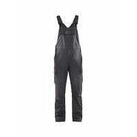 Pracovní kalhoty s laclem pro průmysl středně šedá/černá C44