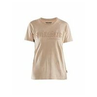 Women's t-shirt 3D Warm beige L