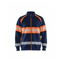 Hi-Vis Sweater Navy blue/Orange 4XL