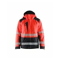 Jachetă de iarnă High Vis roșu/negru 4XL
