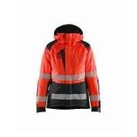 Jachetă de iarnă pentru femei roșu/negru L
