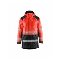 Jachetă de iarnă High Vis roșu/negru 4XL