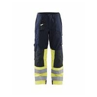 Trousers Multinorm Women Navy blue/Hi-vis yellow C34