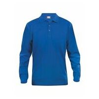 Long-sleeved polo shirt Classic Lincoln royal blue