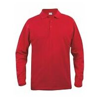 Long-sleeved polo shirt Classic Lincoln red
