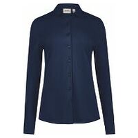 Ladies’ blouse COTTON TEC® dark blue