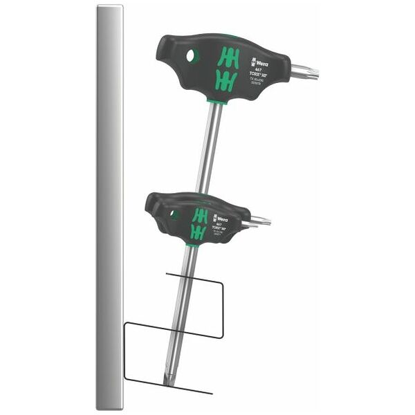 Set di giraviti per viti Torx®, con impugnatura a T nel supporto in metallo 7 pezzi, Numero di giraviti: 7