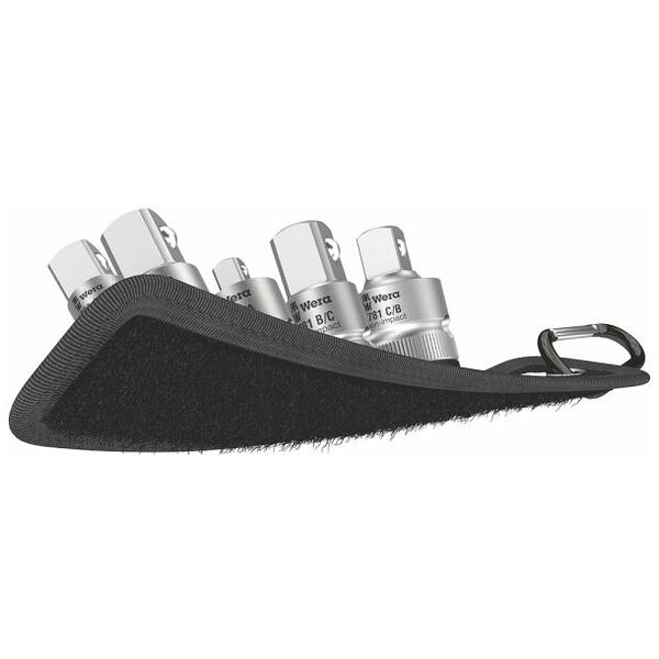 Adapter set, 5 pieces, Number of inserts: 5