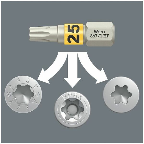 Cutie de Biți 20 TX HF, TX 20 x 25 mm, 20 bucăți