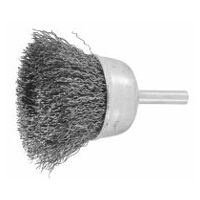 Surface brush, plastic cup Stainless steel wire 0.30 mm 50 mm
