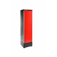 Cabinet 1 solid door, 3 shelves, l 533 x d 506 x h 2060 mm, red