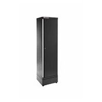 Cabinet 1 solid door, 3 shelves, l 533 x d 506 x h 2060 mm, black