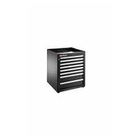 Single base unit, 8 drawers, 569 x 421 mm, black
