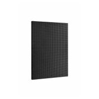 Pegboard for vertical storage, square holes 6 x 6 mm, 1 module, black