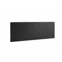 Double half pegboard for vertical storage, square holes 6 x 6 mm, black