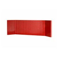 Half pegboard for corner station MBSCSW(G), square hole 6 x 6 mm, red