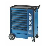 Tool trolley with 9 drawers