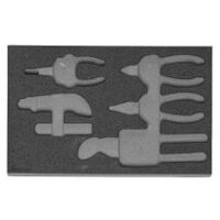 Rigid foam inlay for tool sets  954275