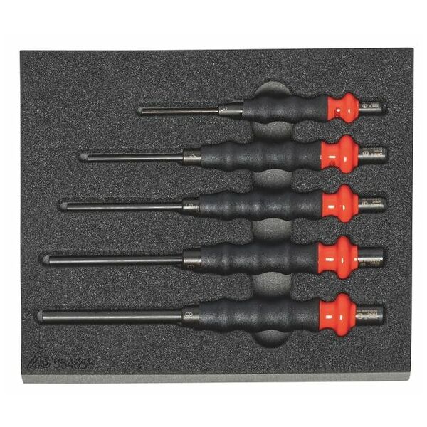 Pin punch set with handle  5