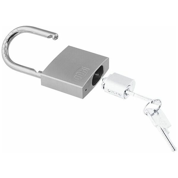 Precision cylinder lock without lock barrel 45 mm