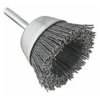 BASIC* shaft mounted cup brushes 75 x 10 x 20 - 6 x 30 mm C80 1 mm