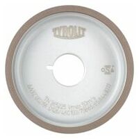 TYROLIT Resin-bonded diamond grinding wheels for clearance grinding (back grinding) 100 x 40 x 27 mm 3 - 10