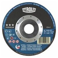 TYROLIT Snijschijf DEEP CUT PROTECTION 125x1,2x22,23 mm A46Q staal/roestvrij staal