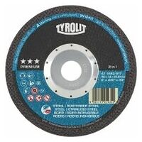 TYROLIT Disc de tăiere DEEP CUT PROTECTION 150x1,2x22,23 mm Oțel A46Q/ Oțel inoxidabil