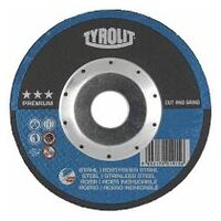 TYROLIT Snijschijf CUT AND GRIND 150x3x22,23 mm A30Q PREMIUM staal/roestvrij staal