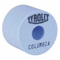 TYROLIT cylindrical grinding disc COLUMBIA 15x15x6 mm AT60J6VCOL/80 steel/hss