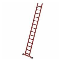 Ladder GFK met dwarsrail 14 treden