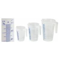 Set of measuring jugs