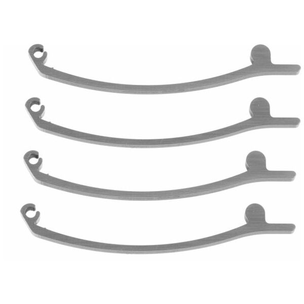 Clamping lever set (4 pieces)