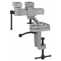 Technician’s vice with clamping block and bench clamp 50 mm