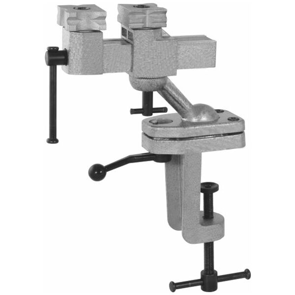 Techniker-Schraubstock mit Spannblock und Klemmbügel 50 mm