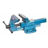Bench vice with interchangeable jaws