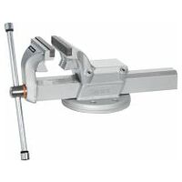 Bench vice with interchangeable jaws
