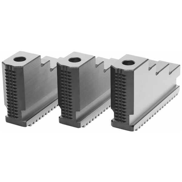 Stepped jaws set, 3 pieces, angled serration